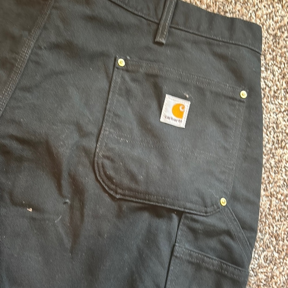 Carhartt Men's Black Pants Size 42 X 34 - Picture 5 of 6
